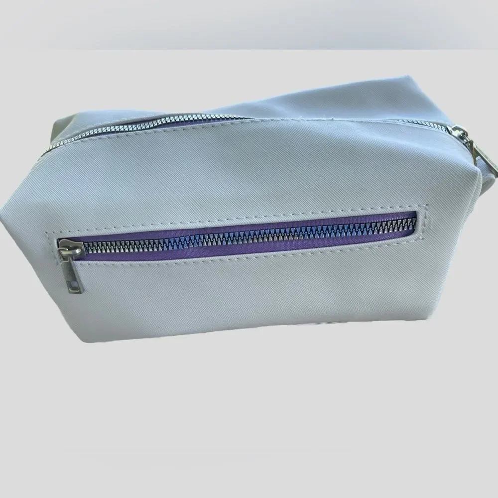 Rae Dunn Get Cute Cosmetic Bag Makeup Pouch Coquette Floral NWT